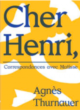 Couverture du livre Cher Matisse, formes blanches sur fond jaune