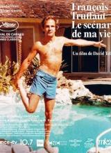 Affixhe du film : photo de Truffaut en maillot debout sur une jambe devant un bassin