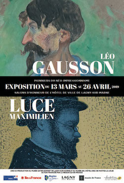 affiche de l'expo Léo Gausson et Luce