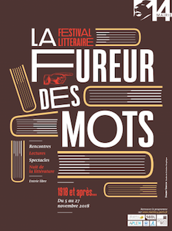 Affiche du festival La fureur des mots