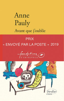 couverture de Avant que j'oublie d'Anne Pauly