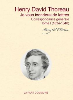 Couverture de la Correspondance, tome 1, de Henry David Thoreau