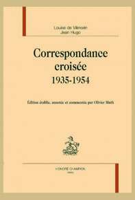 Couverture du livre de la Correspondance entre Louise de Vilmorin et Jean Hugo 