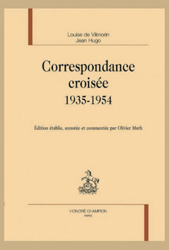 Couverture du livre de la Correspondance entre Louise de Vilmorin et Jean Hugo
