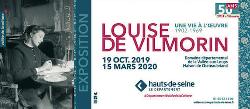 affiche de l'exposition Louise de Vilmorin