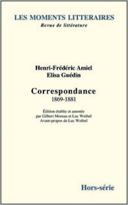 Couverture de la Correspondance Henri-Frédéric Amiel et Élisa Guédin