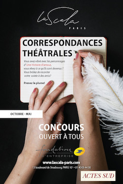 Visuel des Correspondances théatrales 2021