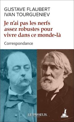 Couverture de la Correspondance de Flaubert et Tourgueniev, deux portraits