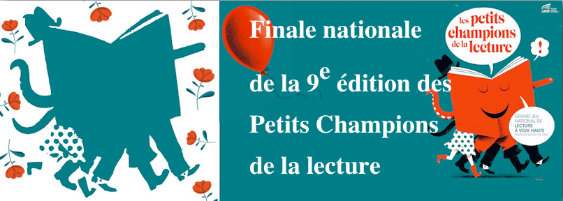 Visuel de la finale des Petits Champions de la lecture