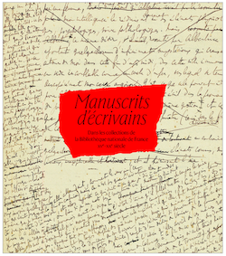 Couverture du livre Manuscrits d'écrivains (fac-similé de manuscrits)