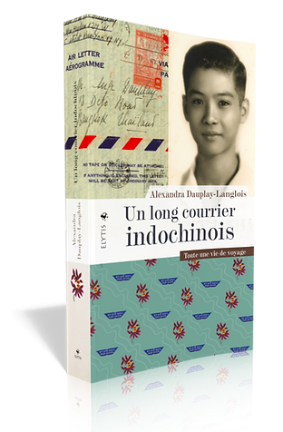 Couverture du livre Un long courrier indochinois, lettres et photo d'un jeune garçon