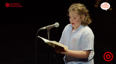 Elisabeth, finaliste des Petits Champions de la lecture  2022 (Ile-de-France)