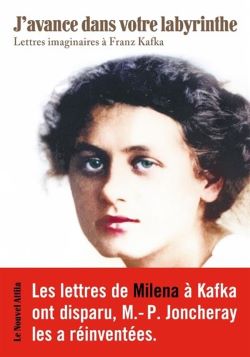 Couverture du livre avec portrait de Milena sur fond blanc