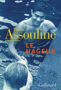 Couverture livre avec un homme et un enfant face à face, se tenant la main dans l'eau