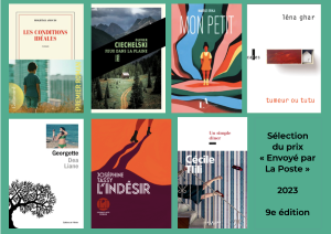 Les 7 couvertures des livres sélectionnés