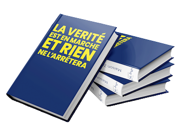 Plusieurs exemplaires du catalogue la Vérité est en marche