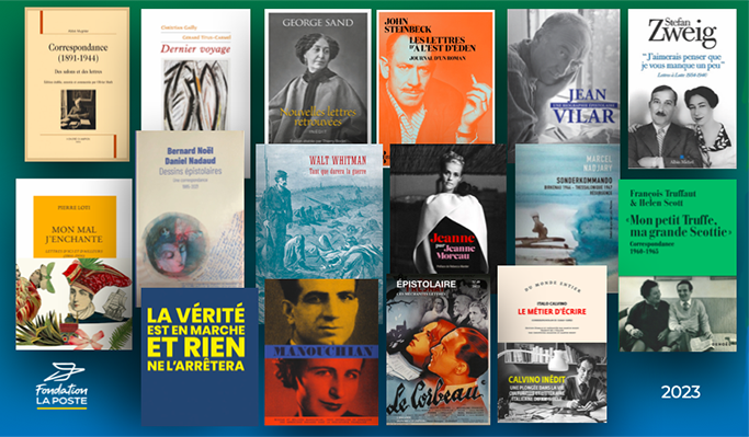 Couvertures des 16 livres soutenus en 2023