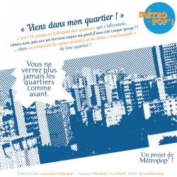 Affiche de l'association metropop