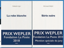 Les deux livres primés au Wepler 2018