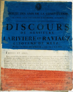 reproduction d'une affiche révolutionnaire