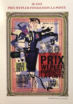 Couverture du livre réalisé pour les 20 ans du Prix Wepler Fondation La Poste