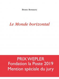 couverture du livre de Bruno Remaury, mention spéciale wepler Fondation La Poste 2019