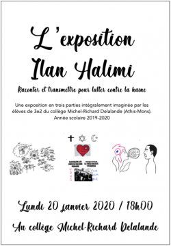 affiche de l'exposition Ilan Halimi