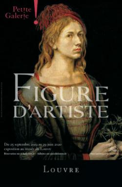 Affiche de l'exposition Figure d'artiste au Louvre