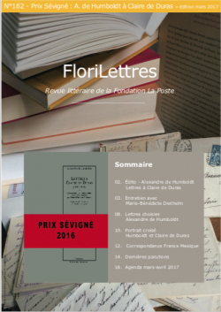 Couverture de FLoriLettres 182