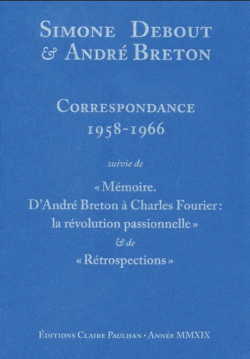 Couverture de la Correspondance André Breton et Simone Debout