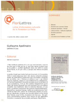 Couverture de FLoriLettres 88