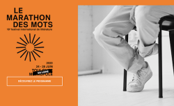 Visuel du Marathon des mots 2020 en ligne