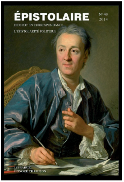 Couverture de la revue Epistolaire n°40 : Diderot en correspondance
