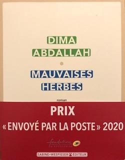 Couverture du livre de Dima Abdallah, Mauvaises herbes