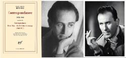 Couverture de la Correspondance de Paul Cela et René Char et photos des deux auteurs