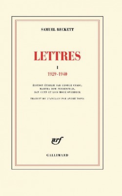 Couverture du tome 1 des Lettres de Samuel Beckett