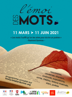 Affiche de L'émoi des Mots, 2021