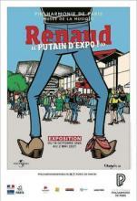 affiche de l'exposition Renaud (deux jambes arquées)