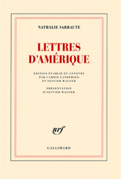 Couverture du recueil Lettres d'Amérique de Nathalie Sarraute