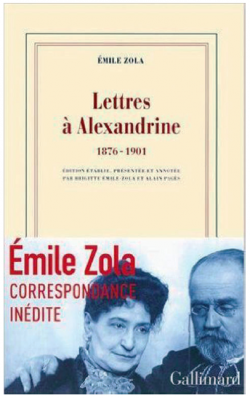 Couverture du livre Lettres à Alexandrine, d'Emile Zola.