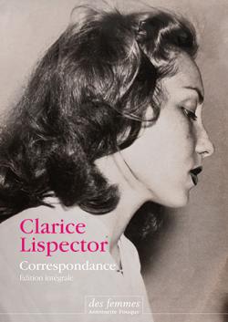 Couverture de la Correspondance de Clarice Lispector : photo de l'écrivaine de profil