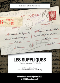 Les Suppliques, visuel avec carte postale et informations pratiques