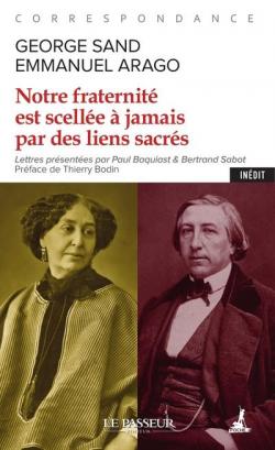 Couverture de la correspondance Sand / Arago avec portraits