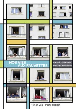 Couv du livre : façade d'un immeuble avec des personnes à chaque fenêtre