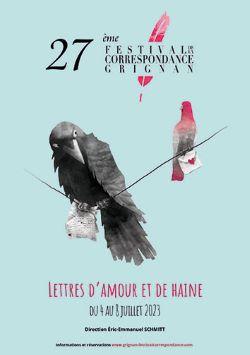 Affiche du festival de Grignan, oiseaux sur une branche