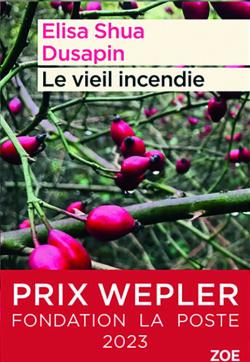 Couverture du livre avec bandeau prix Wepler