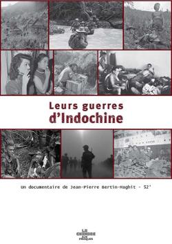 Affiche du film Leurs guerres d'Indochine avec plusieurs photos en noir et blanc