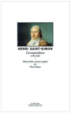 Couverture de l'édition de la Correspondance de Saint-Simon 