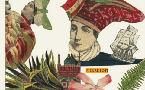 visuel FloriLettres sur Pierre Loti avec dessins en couleurs
