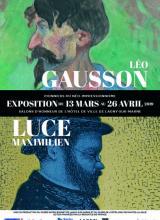 affiche de l'expo Léo Gausson et Luce